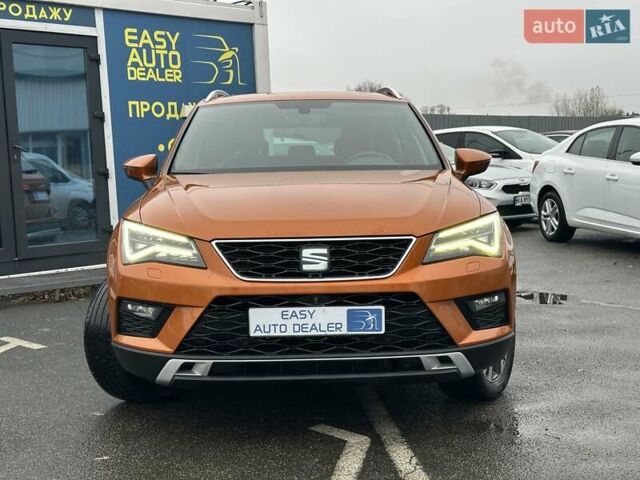 Оранжевый Сеат Ateca, объемом двигателя 1.4 л и пробегом 147 тыс. км за 20990 $, фото 1 на Automoto.ua