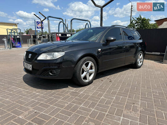 Черный Сеат Exeo ST, объемом двигателя 1.97 л и пробегом 279 тыс. км за 6000 $, фото 6 на Automoto.ua