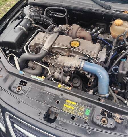 Черный Сааб 9-3, объемом двигателя 2.17 л и пробегом 350 тыс. км за 3300 $, фото 3 на Automoto.ua