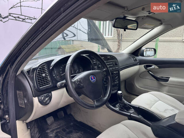 Черный Сааб 9-3, объемом двигателя 2.17 л и пробегом 357 тыс. км за 4400 $, фото 4 на Automoto.ua