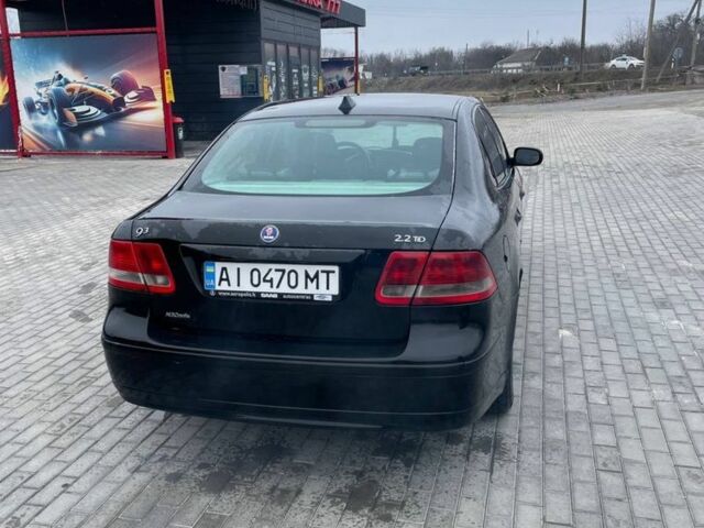 Черный Сааб 9-3, объемом двигателя 2.2 л и пробегом 200 тыс. км за 3137 $, фото 2 на Automoto.ua