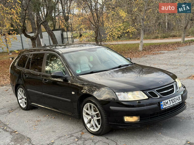 Черный Сааб 9-3, объемом двигателя 2 л и пробегом 306 тыс. км за 7200 $, фото 15 на Automoto.ua