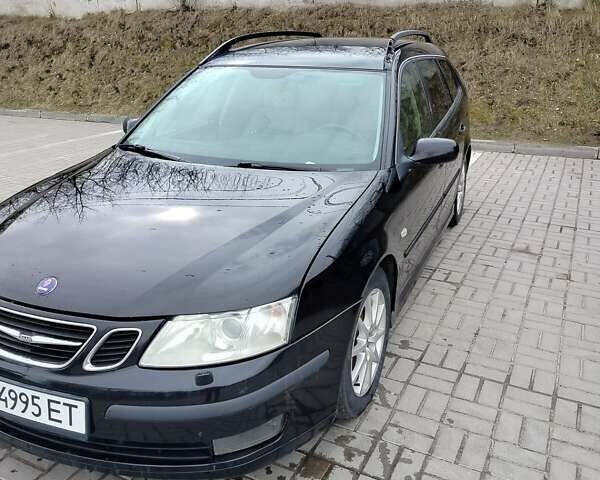 Черный Сааб 9-3, объемом двигателя 1.91 л и пробегом 280 тыс. км за 5100 $, фото 3 на Automoto.ua