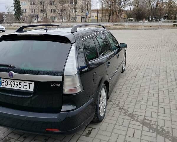 Черный Сааб 9-3, объемом двигателя 1.91 л и пробегом 280 тыс. км за 5100 $, фото 5 на Automoto.ua