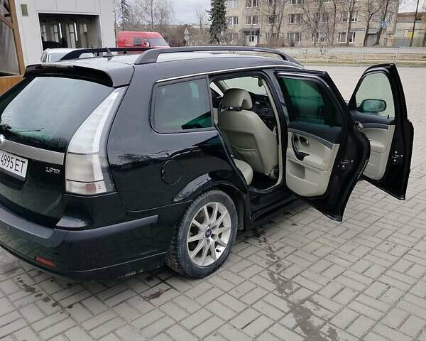 Черный Сааб 9-3, объемом двигателя 1.91 л и пробегом 280 тыс. км за 5100 $, фото 11 на Automoto.ua