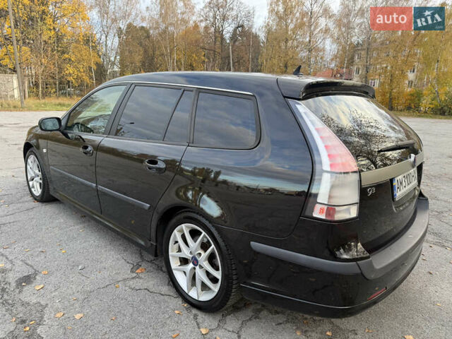 Черный Сааб 9-3, объемом двигателя 2 л и пробегом 306 тыс. км за 7200 $, фото 7 на Automoto.ua