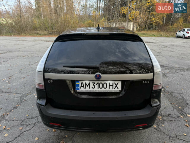 Черный Сааб 9-3, объемом двигателя 2 л и пробегом 306 тыс. км за 7200 $, фото 10 на Automoto.ua