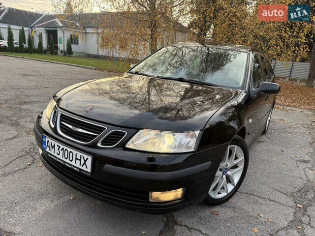 Черный Сааб 9-3, объемом двигателя 2 л и пробегом 306 тыс. км за 7200 $, фото 2 на Automoto.ua
