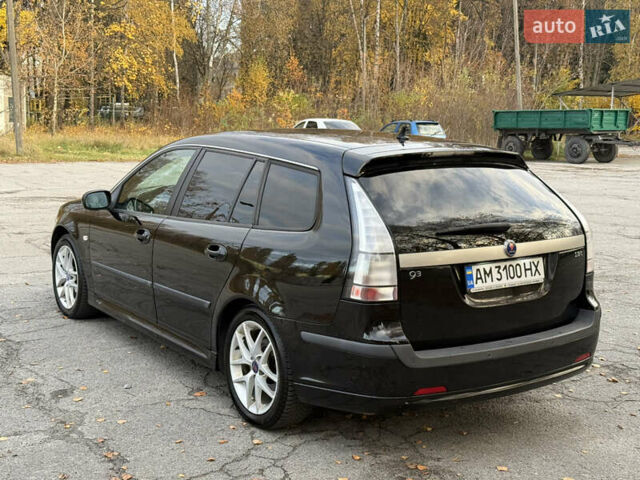 Черный Сааб 9-3, объемом двигателя 2 л и пробегом 306 тыс. км за 7200 $, фото 9 на Automoto.ua