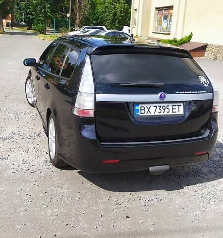 Черный Сааб 9-3, объемом двигателя 1.91 л и пробегом 331 тыс. км за 6200 $, фото 4 на Automoto.ua