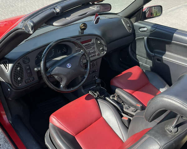 Красный Сааб 9-3, объемом двигателя 2 л и пробегом 138 тыс. км за 8000 $, фото 12 на Automoto.ua