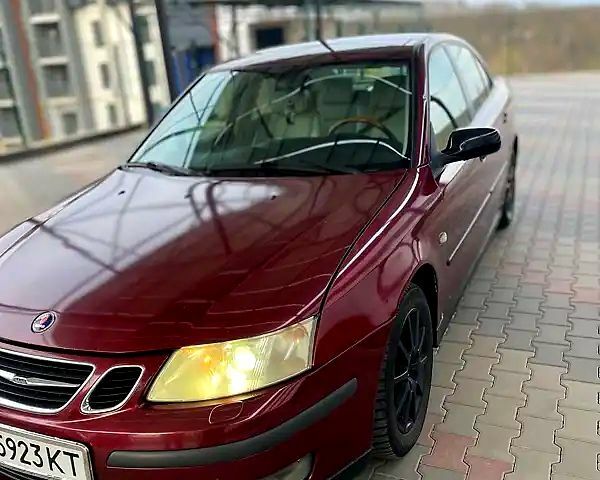 Красный Сааб 9-3, объемом двигателя 2.2 л и пробегом 278 тыс. км за 6666 $, фото 6 на Automoto.ua