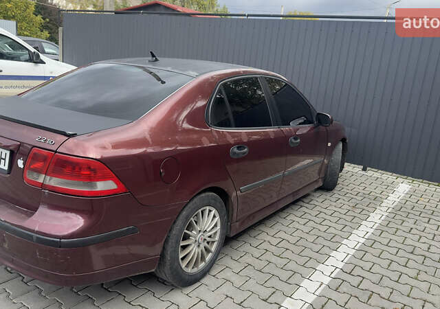 Красный Сааб 9-3, объемом двигателя 2.2 л и пробегом 340 тыс. км за 4199 $, фото 3 на Automoto.ua