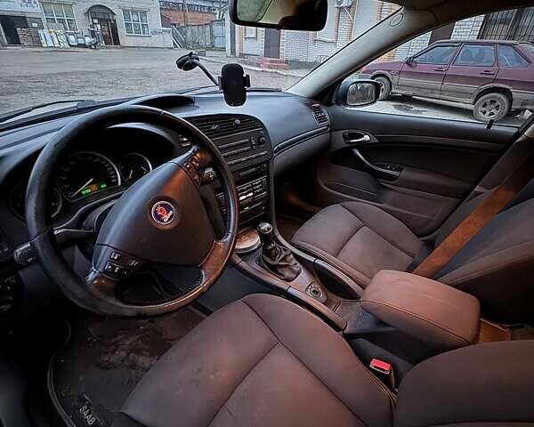 Серый Сааб 9-3, объемом двигателя 1.9 л и пробегом 370 тыс. км за 4000 $, фото 20 на Automoto.ua