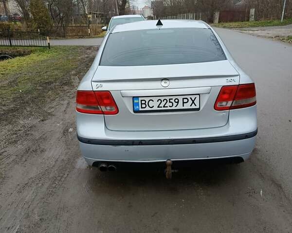 Серый Сааб 9-3, объемом двигателя 2 л и пробегом 376 тыс. км за 4000 $, фото 2 на Automoto.ua