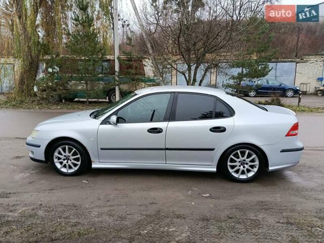 Серый Сааб 9-3, объемом двигателя 2 л и пробегом 376 тыс. км за 4000 $, фото 1 на Automoto.ua