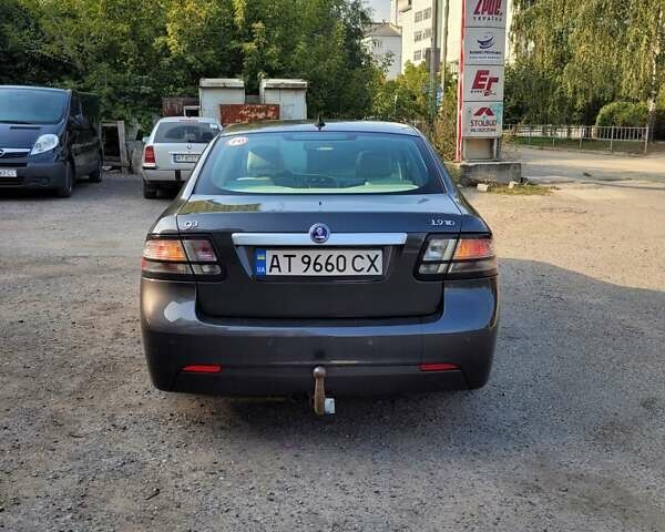 Серый Сааб 9-3, объемом двигателя 1.9 л и пробегом 291 тыс. км за 6000 $, фото 3 на Automoto.ua
