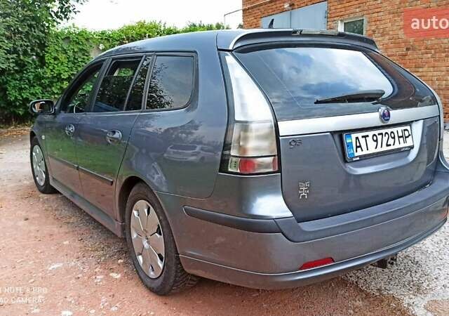 Серый Сааб 9-3, объемом двигателя 1.91 л и пробегом 305 тыс. км за 5400 $, фото 7 на Automoto.ua