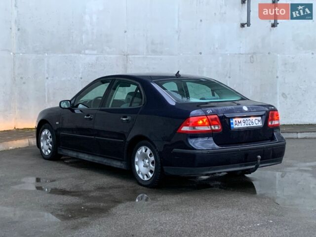 Синий Сааб 9-3, объемом двигателя 2.2 л и пробегом 320 тыс. км за 2995 $, фото 2 на Automoto.ua