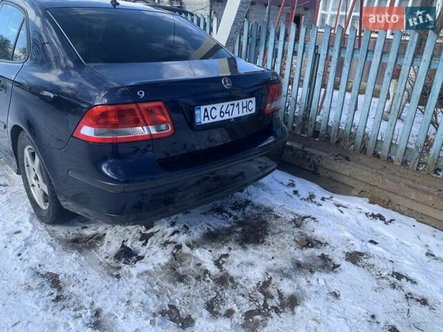 Синий Сааб 9-3, объемом двигателя 2.17 л и пробегом 331 тыс. км за 3600 $, фото 3 на Automoto.ua