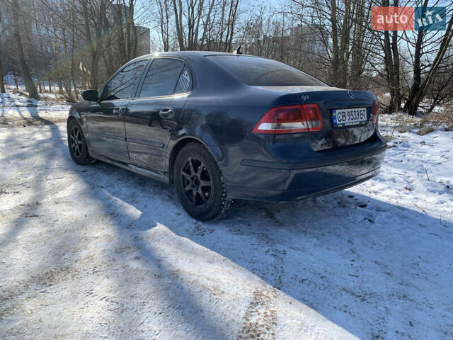 Синий Сааб 9-3, объемом двигателя 1.91 л и пробегом 300 тыс. км за 5100 $, фото 4 на Automoto.ua