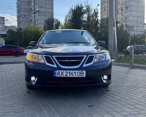 Синий Сааб 9-3, объемом двигателя 2 л и пробегом 128 тыс. км за 9000 $, фото 4 на Automoto.ua