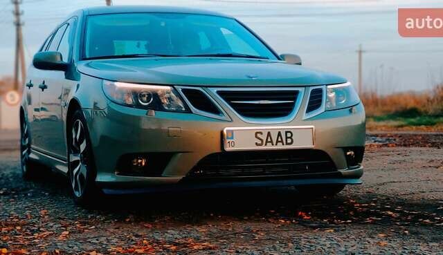 Зеленый Сааб 9-3, объемом двигателя 2 л и пробегом 239 тыс. км за 8000 $, фото 1 на Automoto.ua
