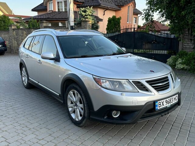 Серый Сааб 9-3 X, объемом двигателя 2 л и пробегом 216 тыс. км за 8000 $, фото 2 на Automoto.ua