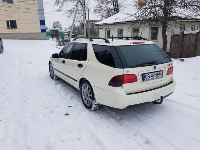 Білий Сааб 9-5, об'ємом двигуна 1.9 л та пробігом 370 тис. км за 5000 $, фото 4 на Automoto.ua