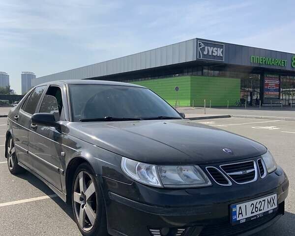 Черный Сааб 9-5, объемом двигателя 2.3 л и пробегом 302 тыс. км за 5000 $, фото 2 на Automoto.ua