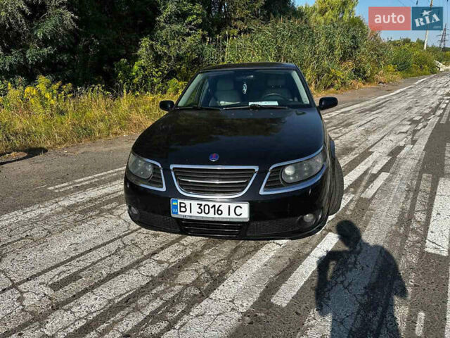 Черный Сааб 9-5, объемом двигателя 1.91 л и пробегом 317 тыс. км за 5300 $, фото 1 на Automoto.ua
