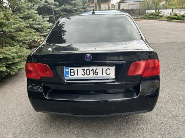 Черный Сааб 9-5, объемом двигателя 1.9 л и пробегом 317 тыс. км за 5500 $, фото 3 на Automoto.ua