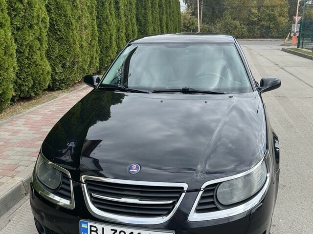 Черный Сааб 9-5, объемом двигателя 1.9 л и пробегом 317 тыс. км за 5500 $, фото 1 на Automoto.ua
