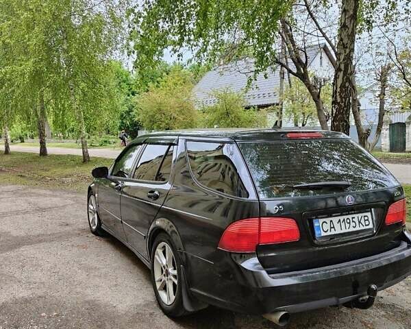 Черный Сааб 9-5, объемом двигателя 2 л и пробегом 416 тыс. км за 5000 $, фото 2 на Automoto.ua