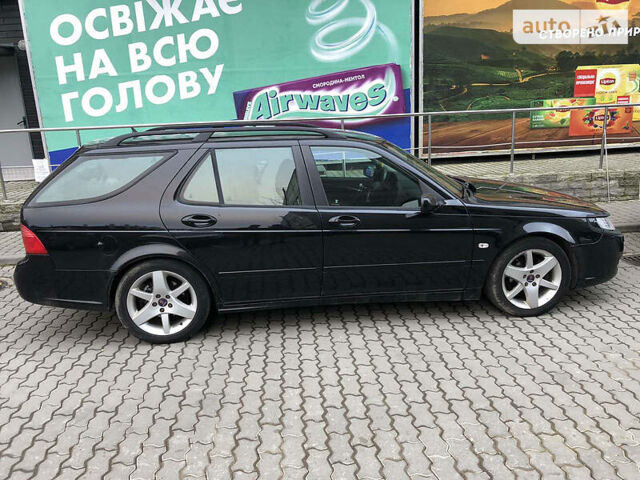 Чорний Сааб 9-5, об'ємом двигуна 2 л та пробігом 320 тис. км за 7800 $, фото 2 на Automoto.ua