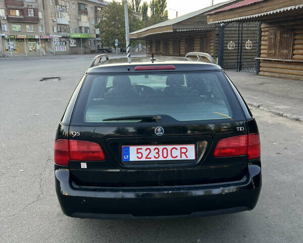 Черный Сааб 9-5, объемом двигателя 1.9 л и пробегом 356 тыс. км за 2500 $, фото 2 на Automoto.ua