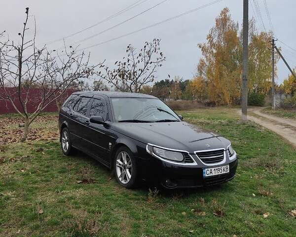 Черный Сааб 9-5, объемом двигателя 2 л и пробегом 416 тыс. км за 5000 $, фото 4 на Automoto.ua