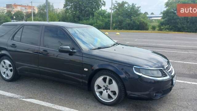 Черный Сааб 9-5, объемом двигателя 1.99 л и пробегом 312 тыс. км за 4200 $, фото 8 на Automoto.ua