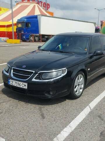 Черный Сааб 9-5, объемом двигателя 1.99 л и пробегом 312 тыс. км за 4200 $, фото 1 на Automoto.ua