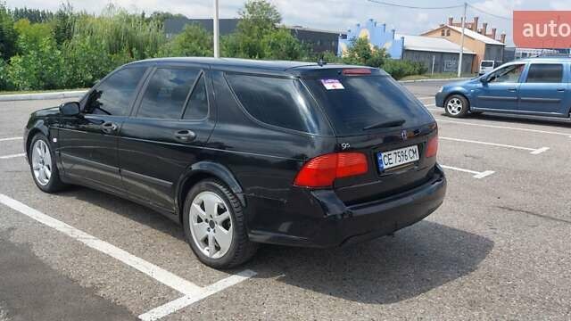 Черный Сааб 9-5, объемом двигателя 1.99 л и пробегом 312 тыс. км за 4200 $, фото 4 на Automoto.ua