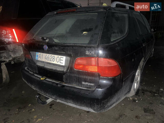 Черный Сааб 9-5, объемом двигателя 2.3 л и пробегом 110 тыс. км за 6000 $, фото 1 на Automoto.ua