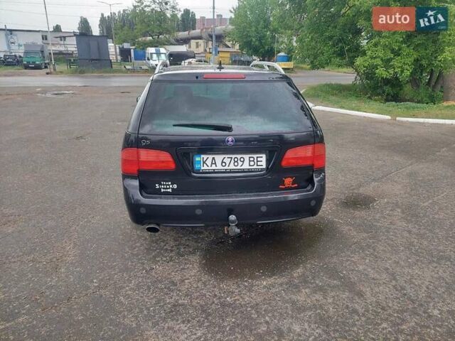 Черный Сааб 9-5, объемом двигателя 2.29 л и пробегом 291 тыс. км за 5700 $, фото 3 на Automoto.ua
