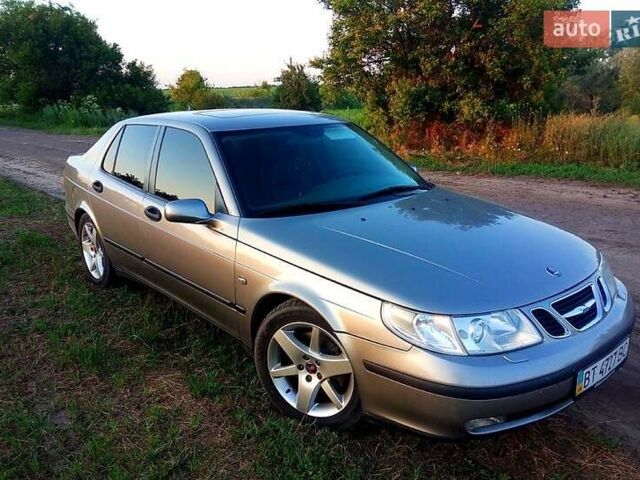 Серый Сааб 9-5, объемом двигателя 3 л и пробегом 290 тыс. км за 6000 $, фото 1 на Automoto.ua