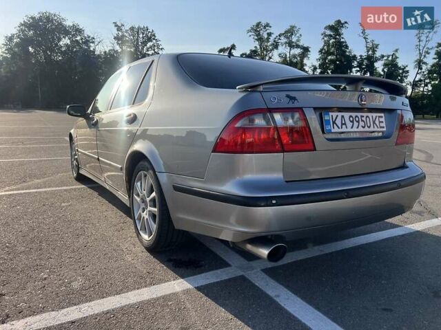 Серый Сааб 9-5, объемом двигателя 2.29 л и пробегом 331 тыс. км за 7500 $, фото 7 на Automoto.ua