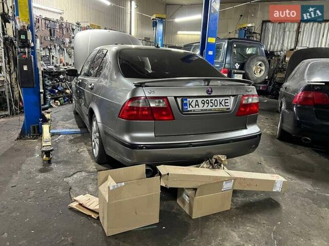 Серый Сааб 9-5, объемом двигателя 2.29 л и пробегом 331 тыс. км за 7500 $, фото 32 на Automoto.ua