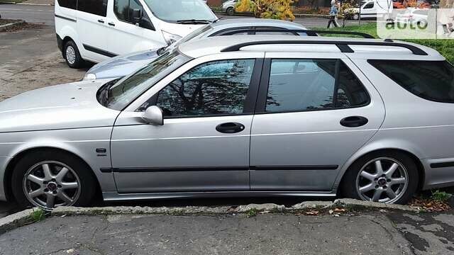 Сірий Сааб 9-5, об'ємом двигуна 2.3 л та пробігом 245 тис. км за 6500 $, фото 2 на Automoto.ua