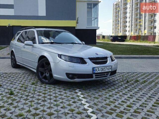 Серый Сааб 9-5, объемом двигателя 1.99 л и пробегом 370 тыс. км за 4999 $, фото 3 на Automoto.ua