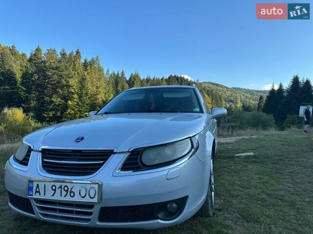 Серый Сааб 9-5, объемом двигателя 1.9 л и пробегом 430 тыс. км за 5500 $, фото 4 на Automoto.ua