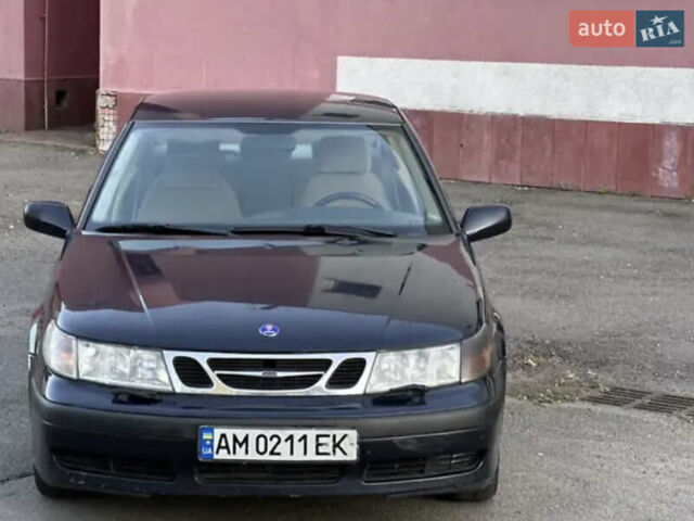 Синий Сааб 9-5, объемом двигателя 2 л и пробегом 346 тыс. км за 2350 $, фото 1 на Automoto.ua
