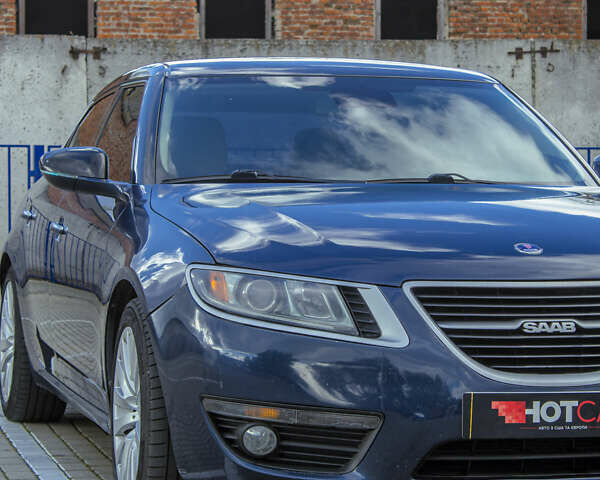 Синий Сааб 9-5, объемом двигателя 2 л и пробегом 235 тыс. км за 11500 $, фото 1 на Automoto.ua